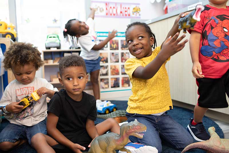 children playing