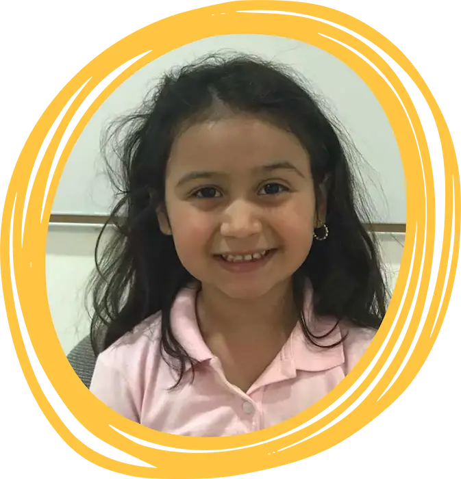 Samantha, 2nd Grade, After-school Tutoring Program